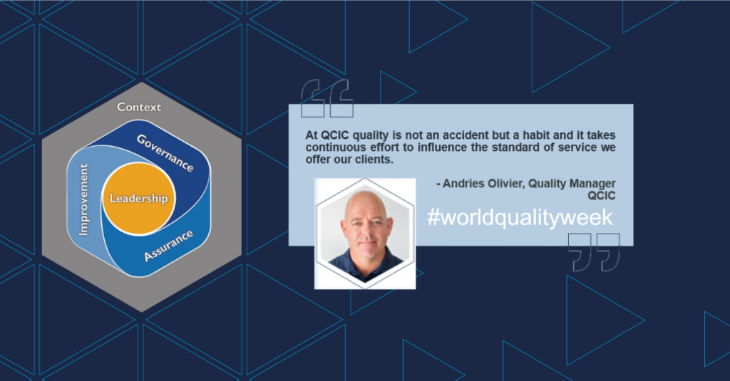 Andries Olivier World Quality Week QCIC 2024